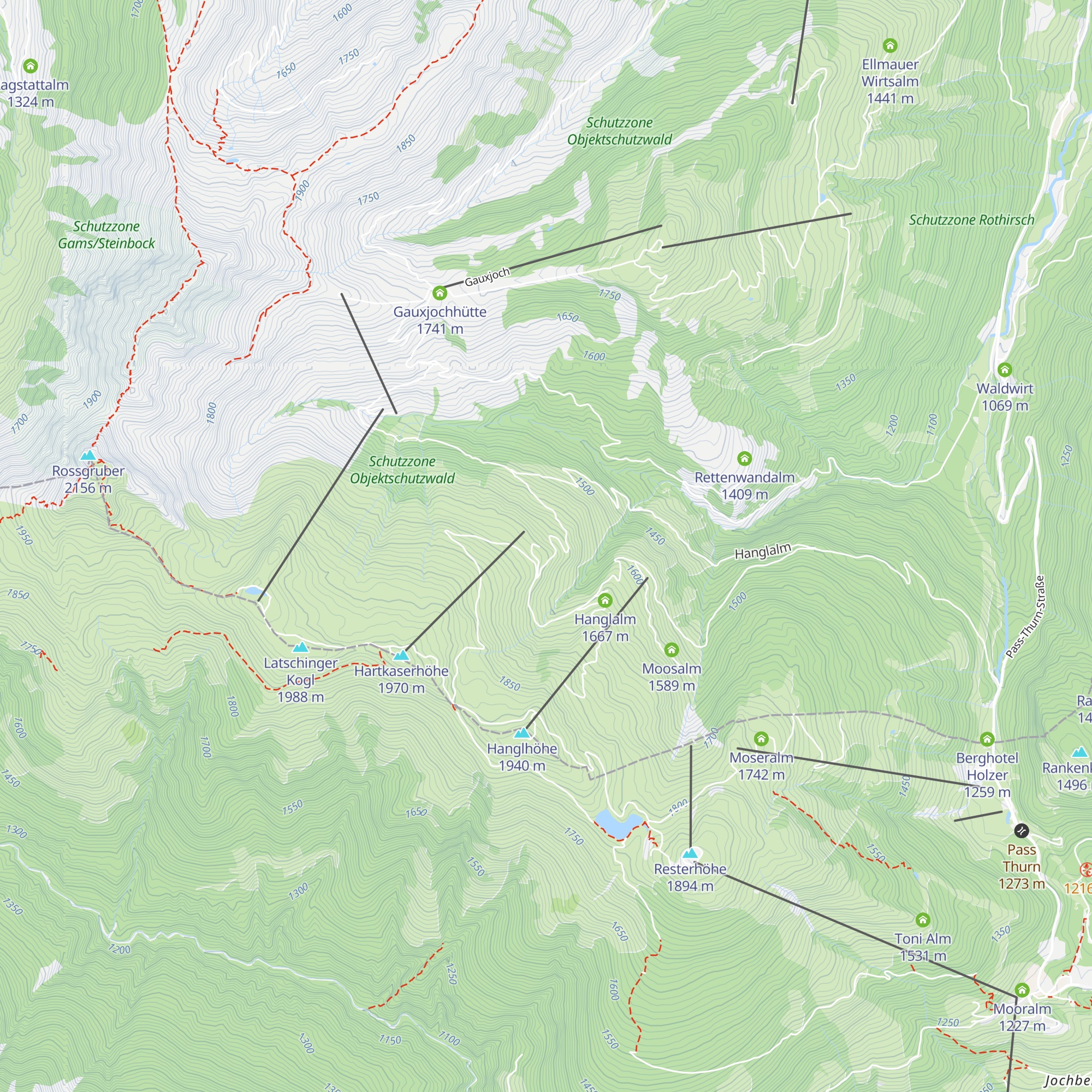 Hartkaseralm map