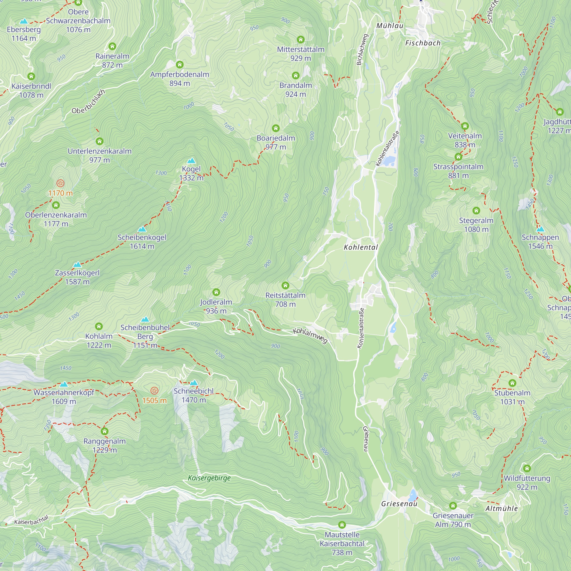 Reitstättalm map