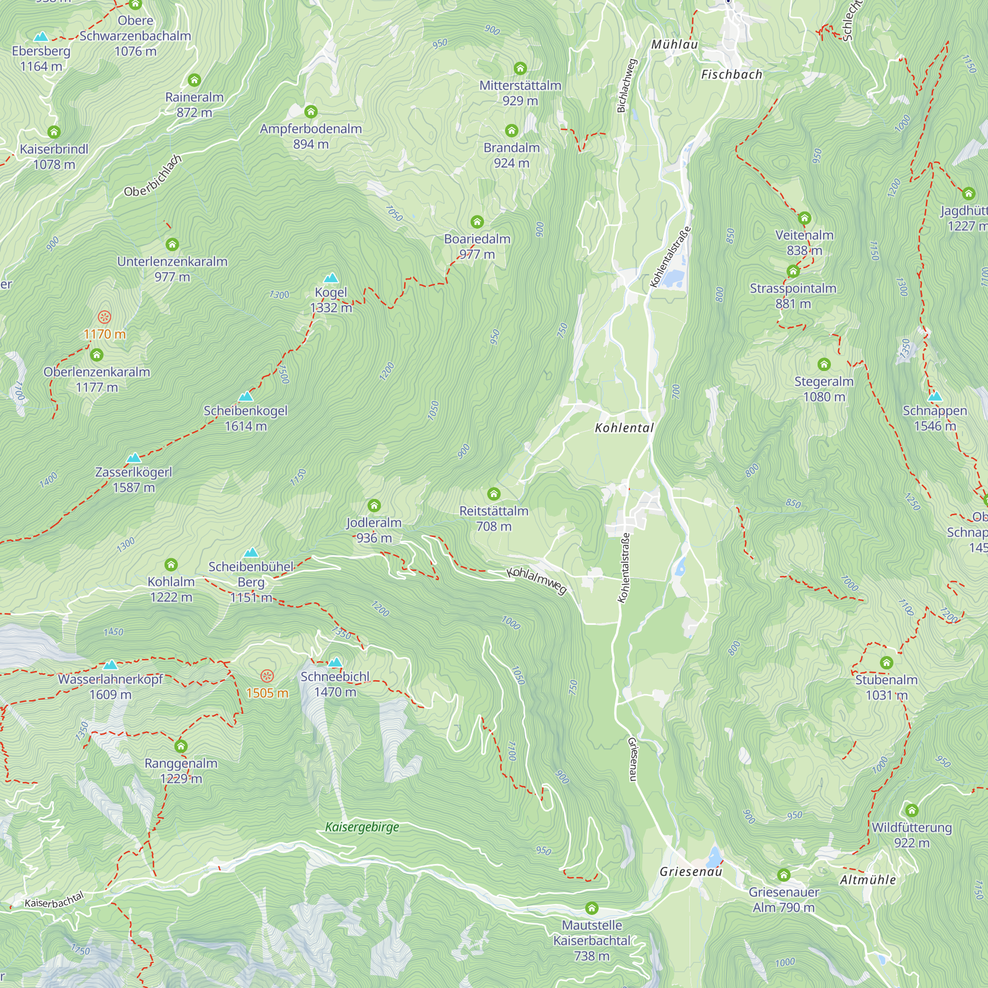 Reitstättalm map