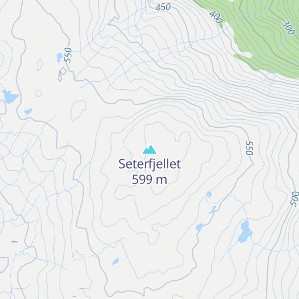 Map of Seterfjellet