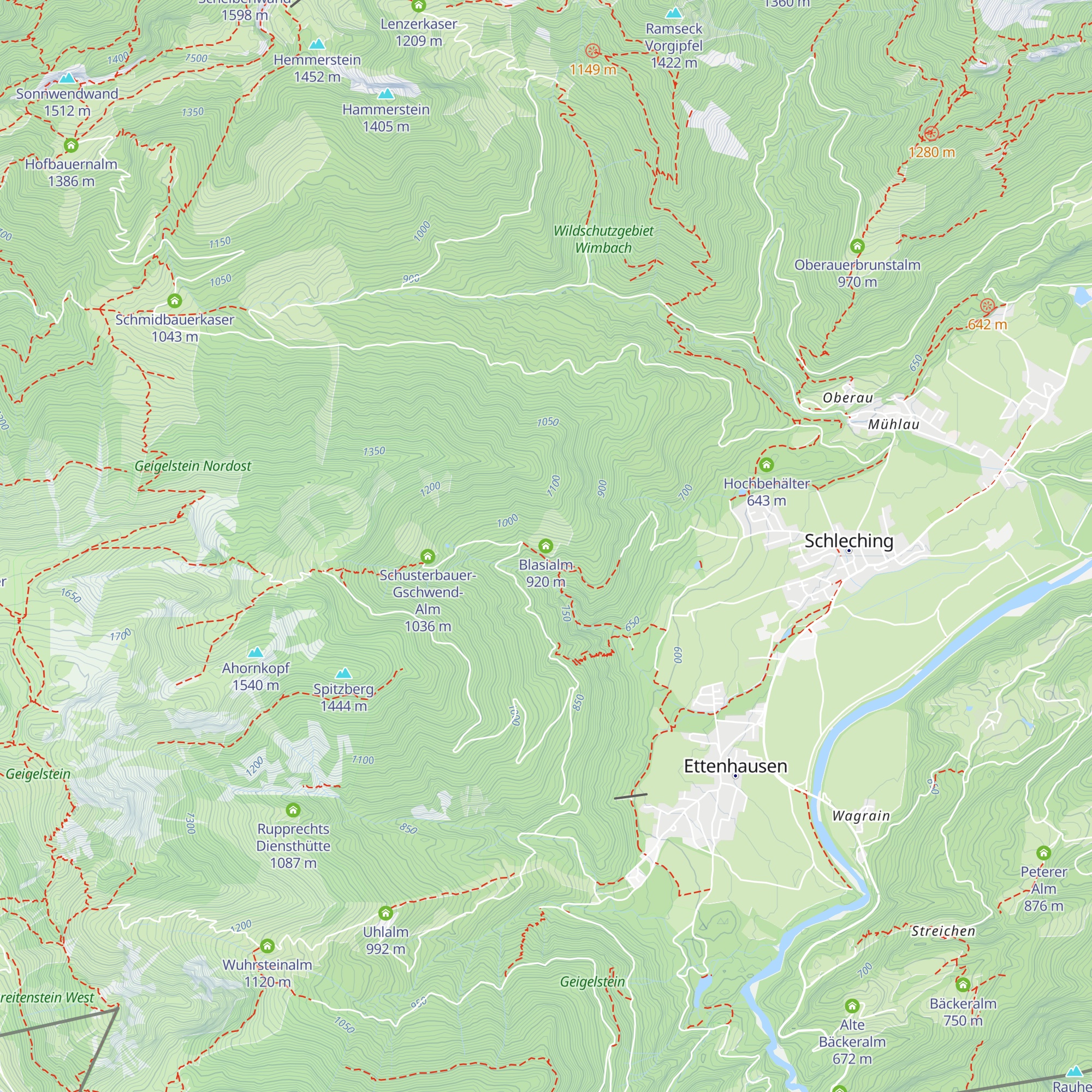 Blasialm map