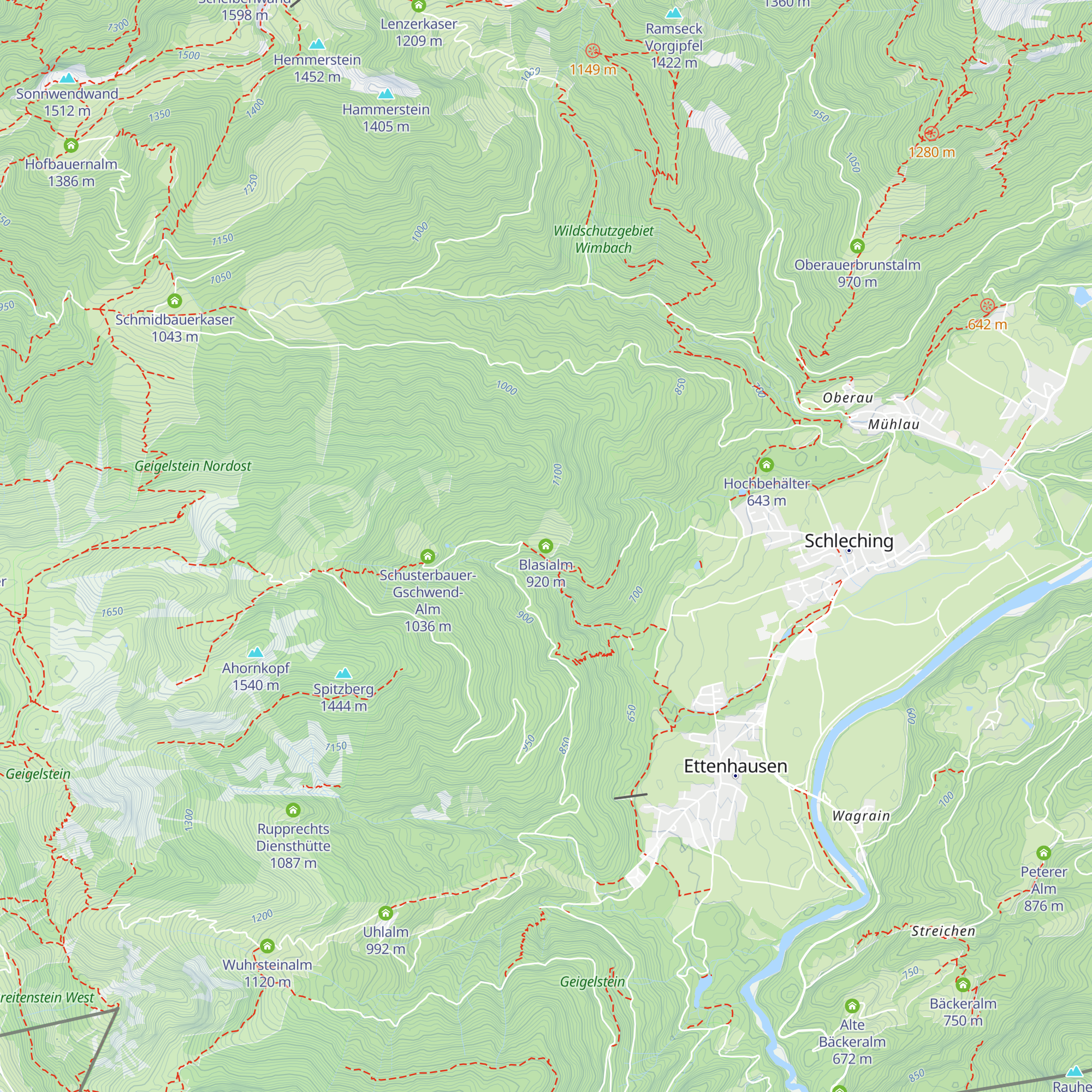 Blasialm map