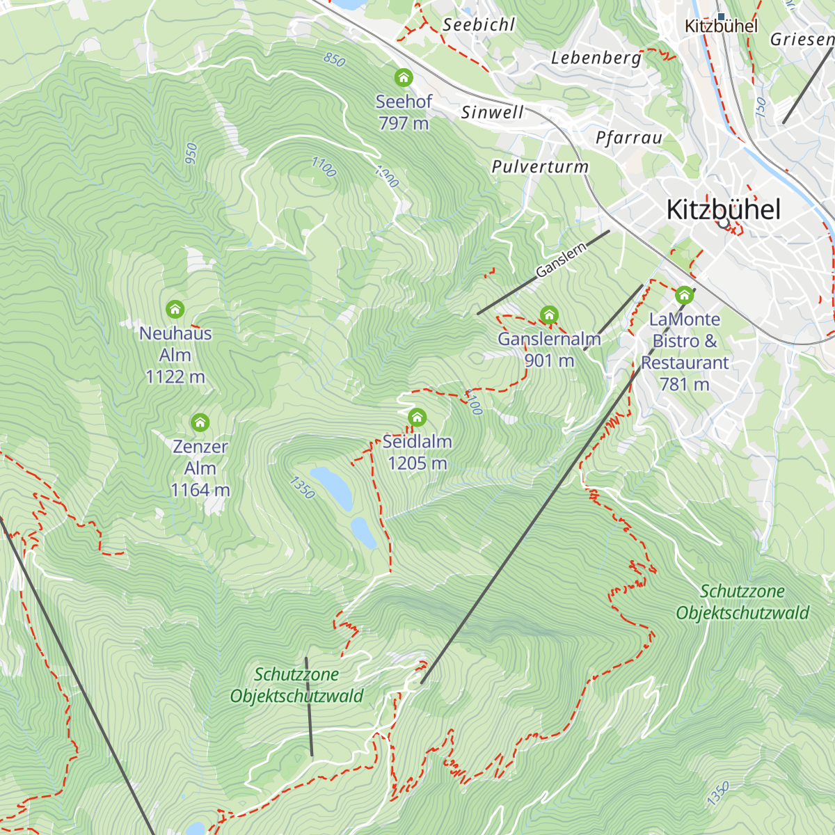 Seidlalm map