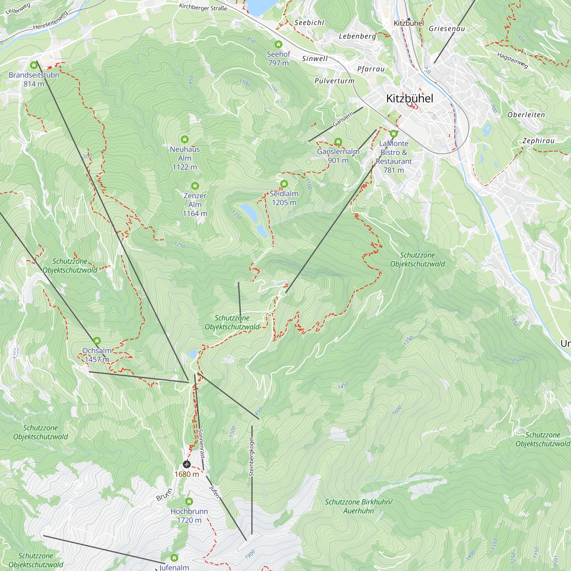 Hocheckhütte map