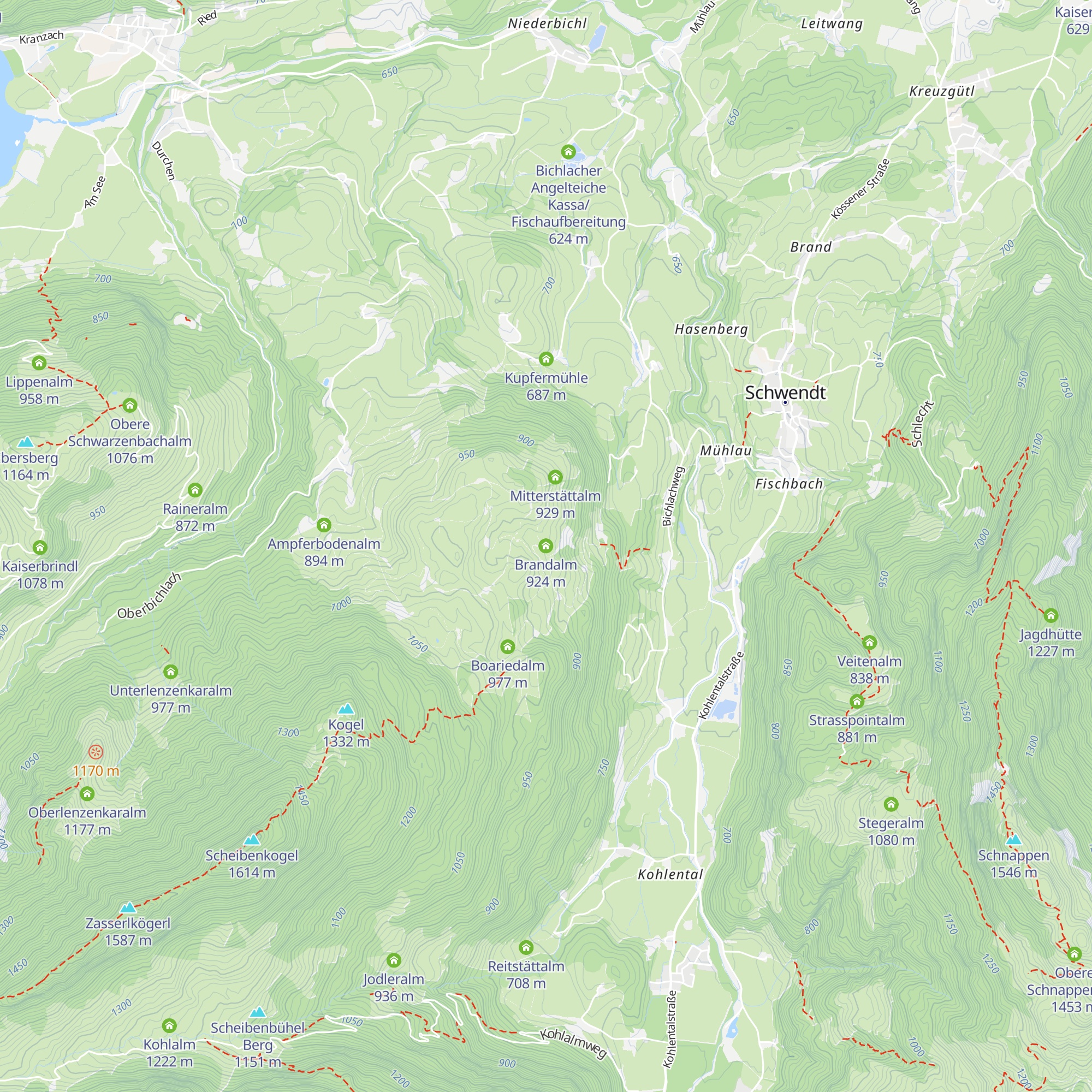 Brandalm map