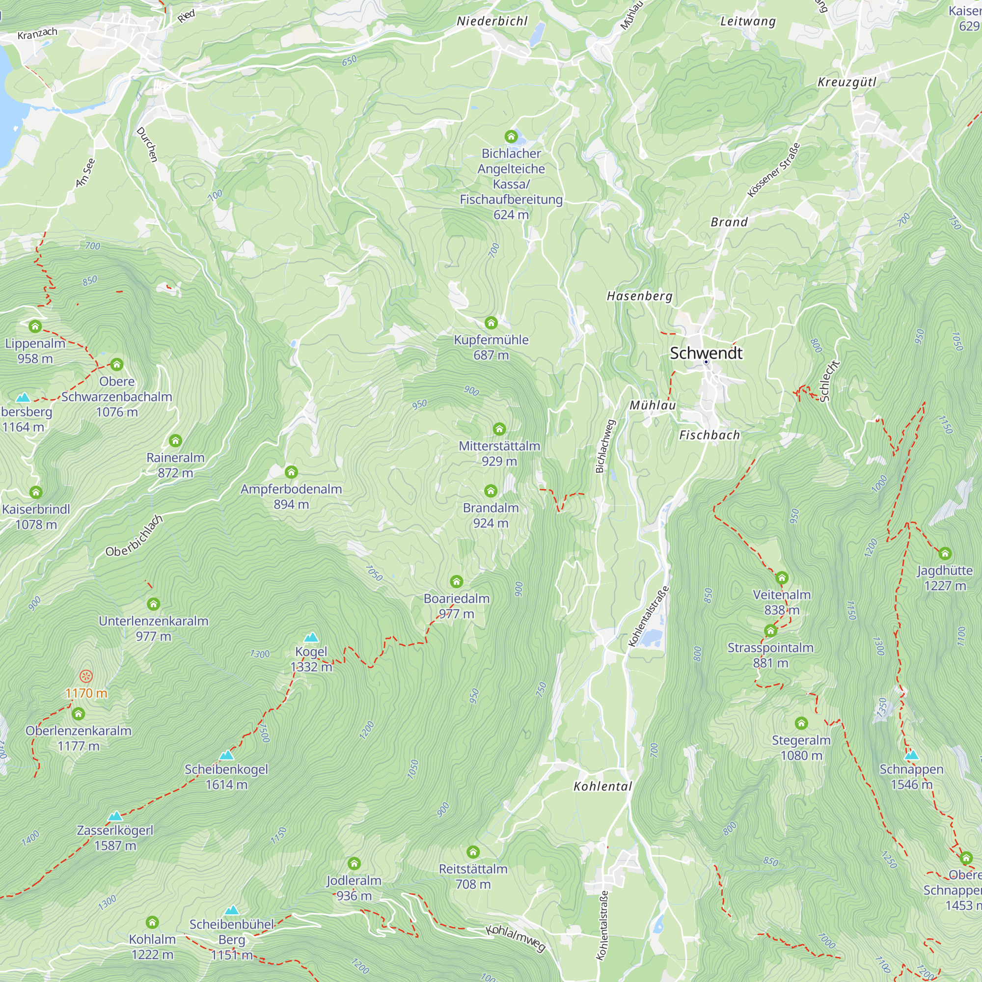 Brandalm map