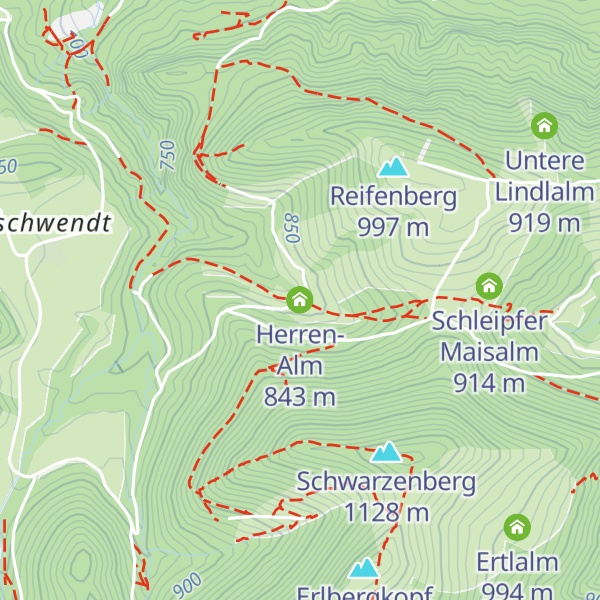 Map of Herren-Alm