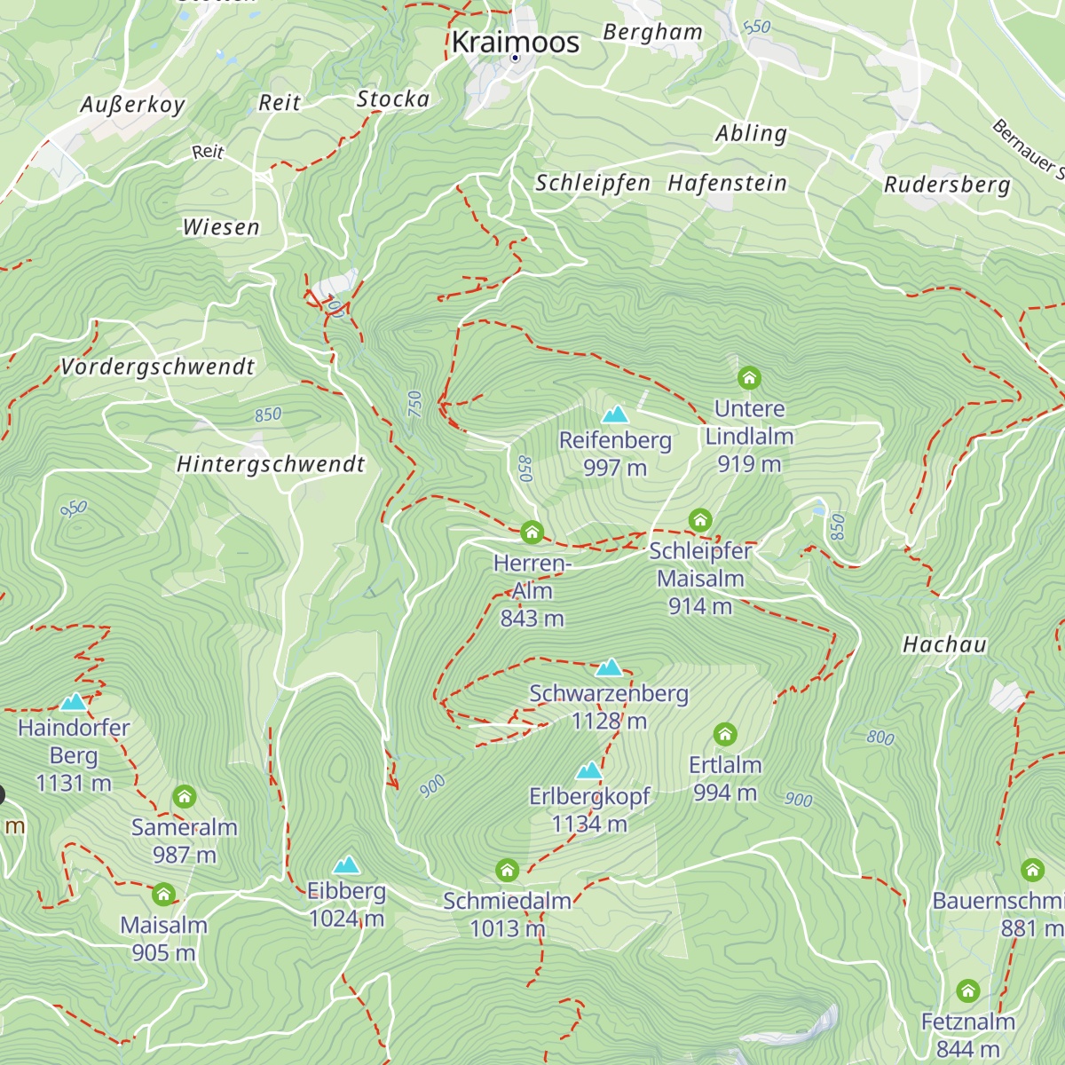 Herren-Alm map