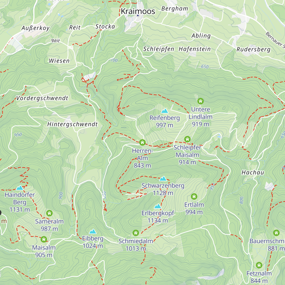Herren-Alm map