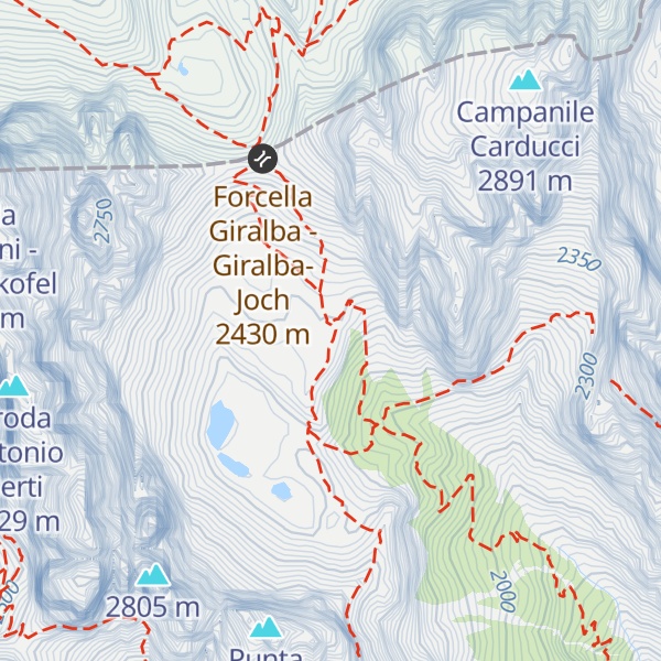 Map of Rifugio Carducci