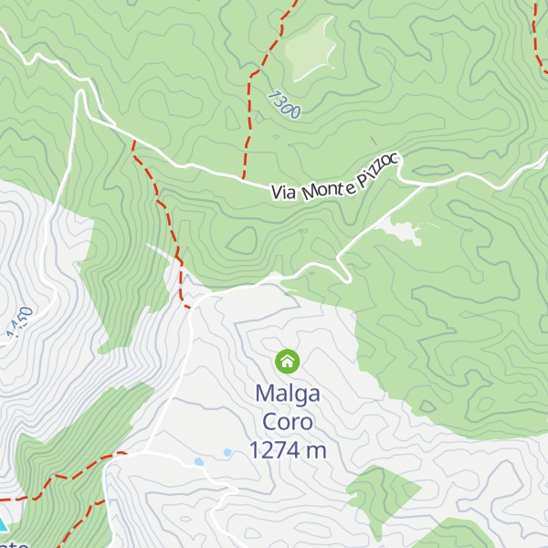 Map of Casa forestale di Cadolten
