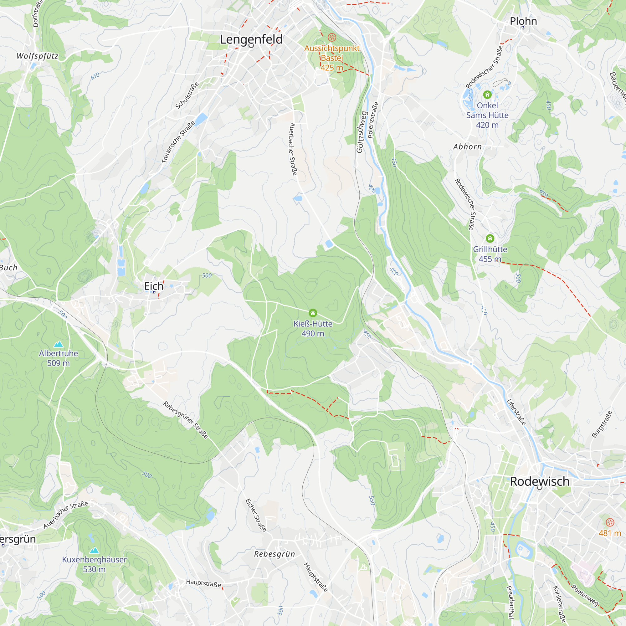 Kieß-Hütte map