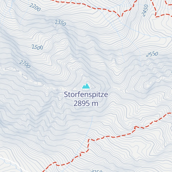 Map of Storfenspitze