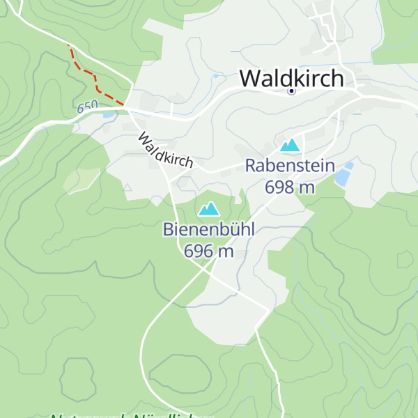 Map of Bienenbühl