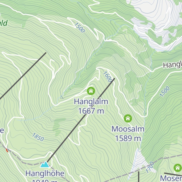 Map of Hanglalm