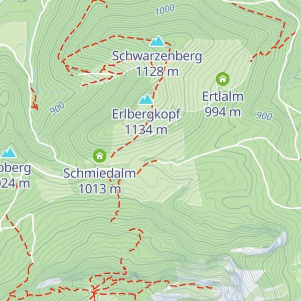 Map of Weissenalm