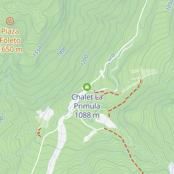 Map of Chalet La Primula