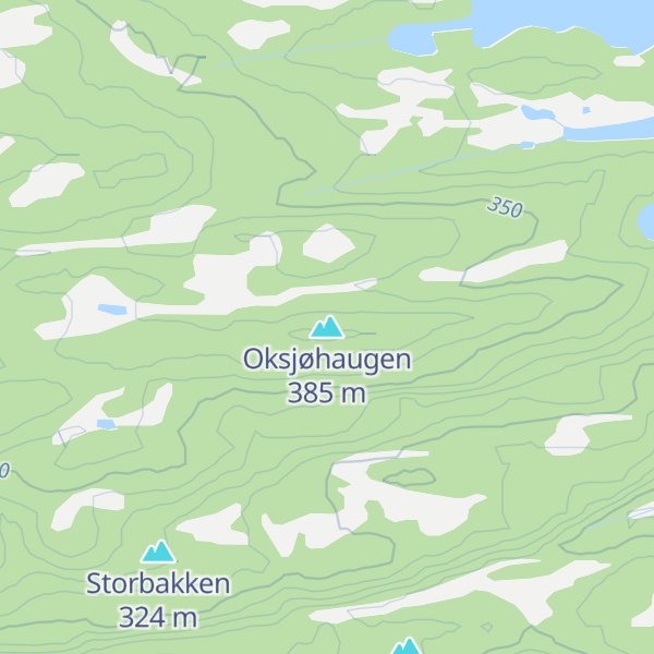 Map of Oksjøhaugen
