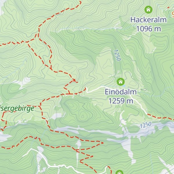 Map of Kaiser Niederalm
