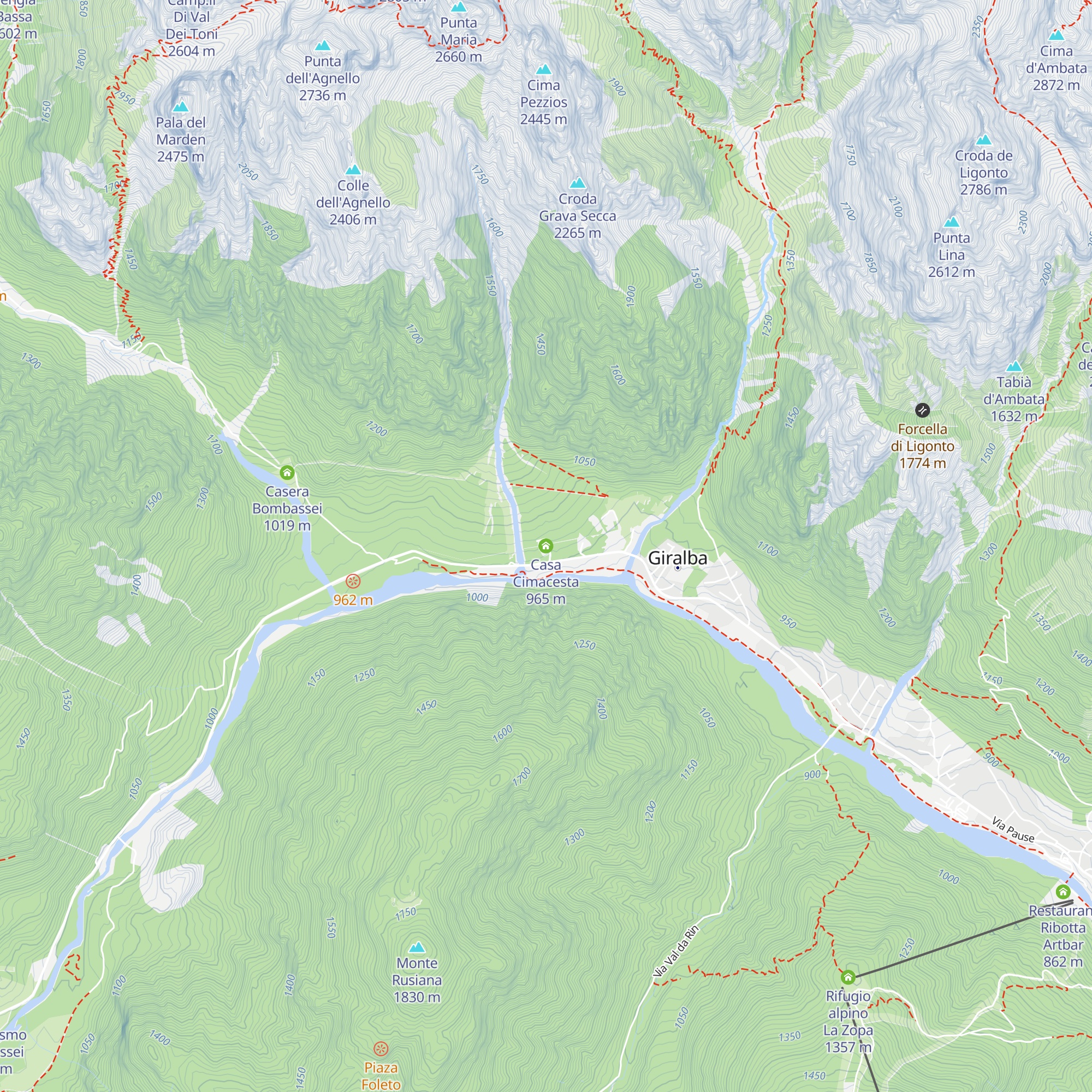 Casa Cimacesta map