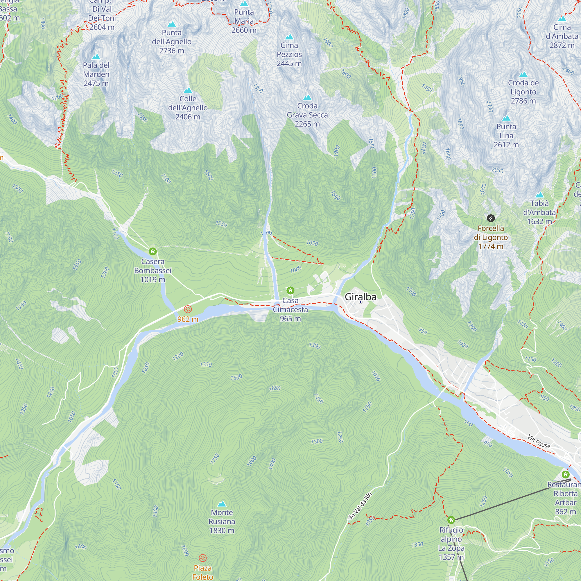 Casa Cimacesta map