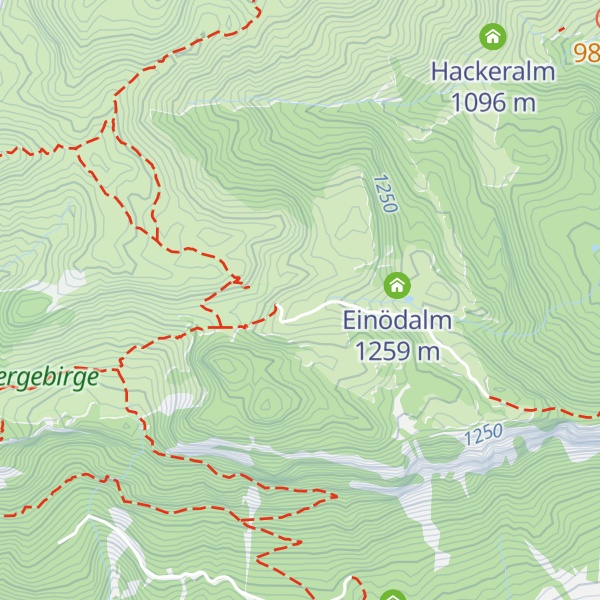 Map of Kaiser Niederalm