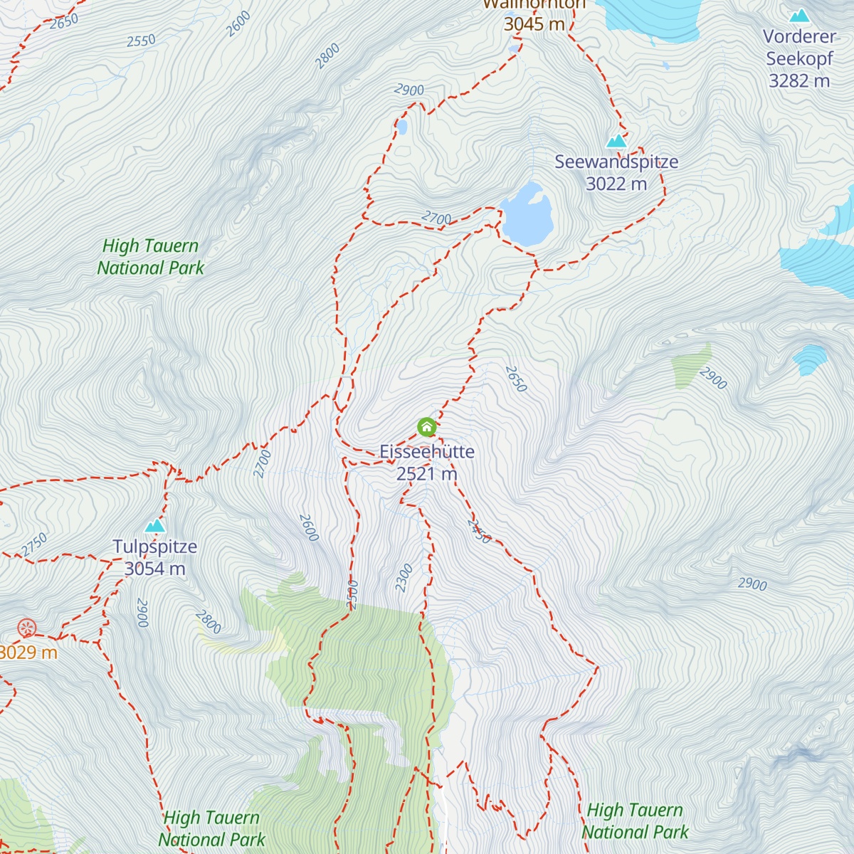 Eisseehütte map