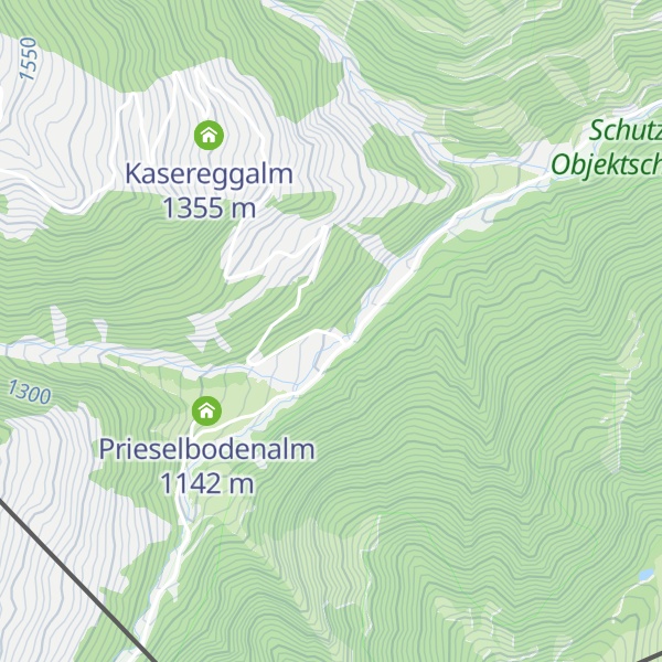 Map of Josef Kreidl Hütte