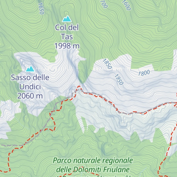 Map of Sasso Delle Dieci