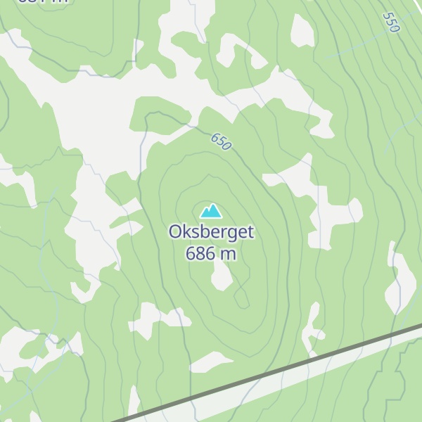 Map of Oksberget
