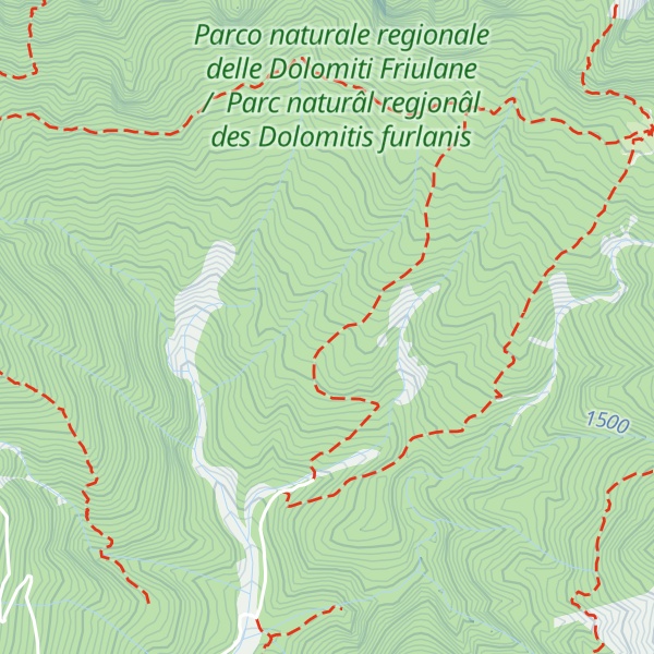 Map of Casera Pezzeit