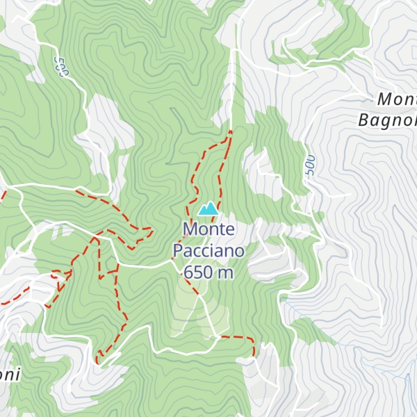 Map of Monte Pacciano