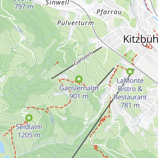 Map of Ganslernalm