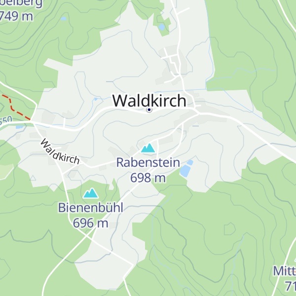Map of Rabenstein