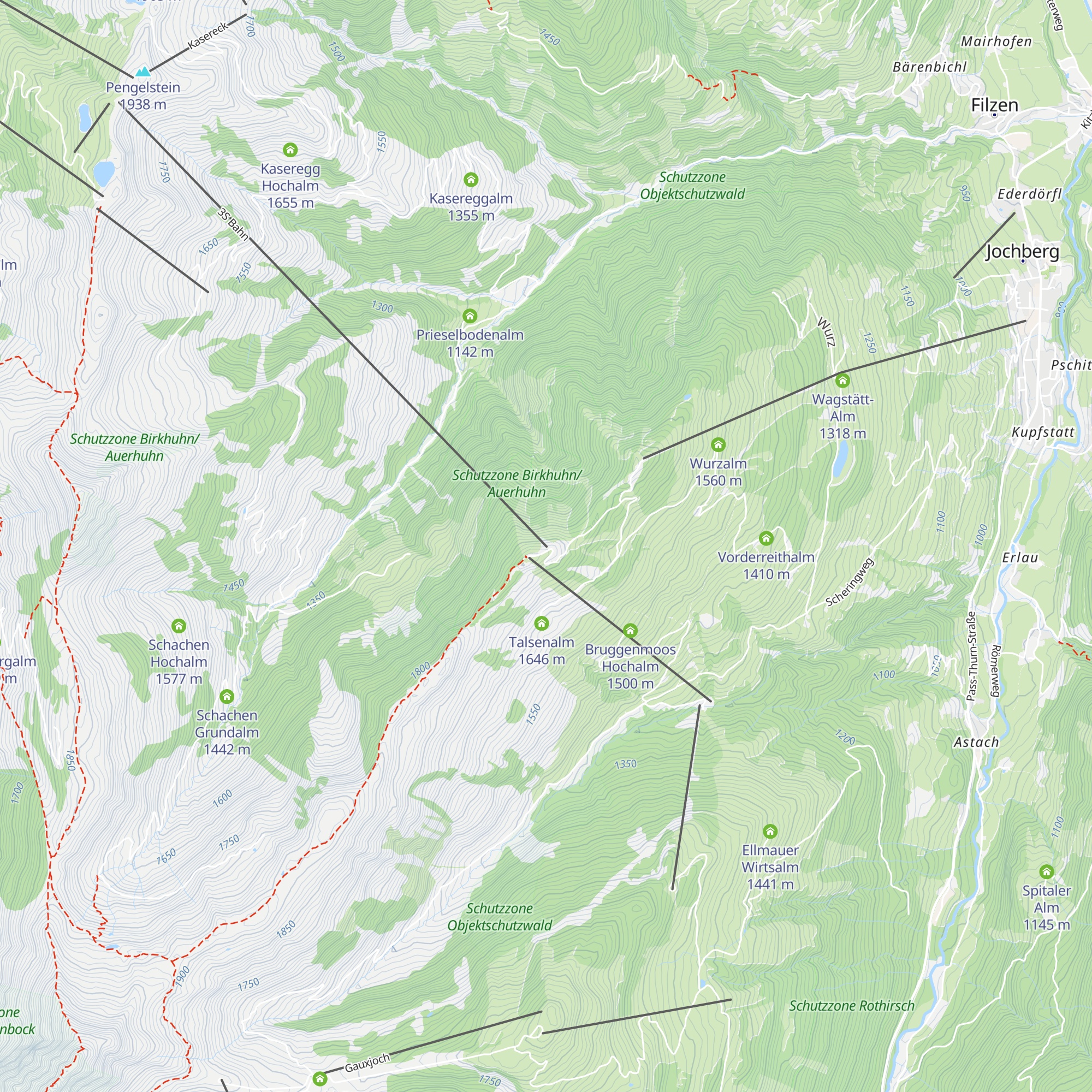 S3 Bahn-Gondel map