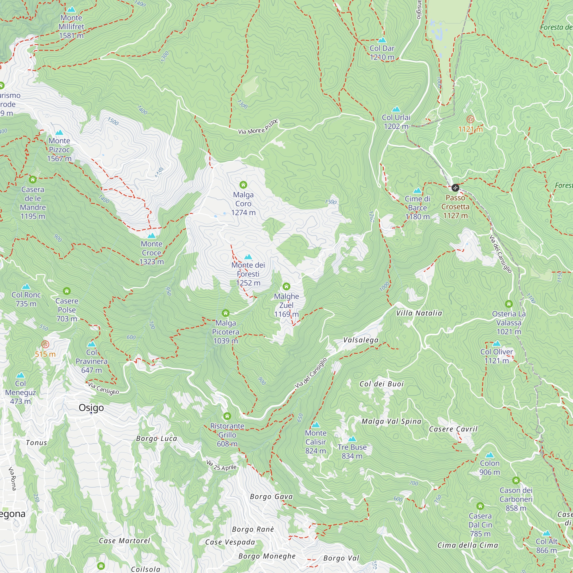 Malghe Zuel map