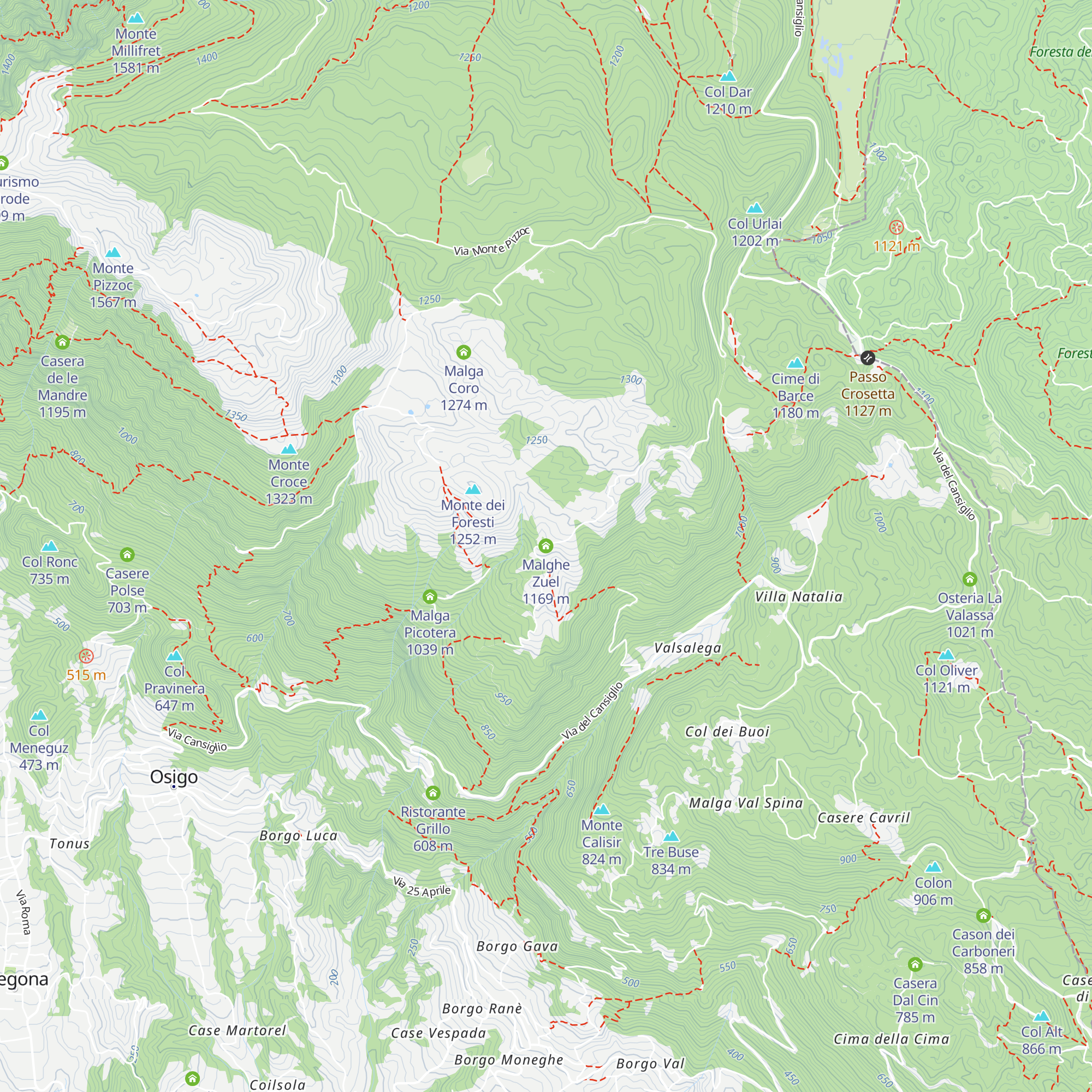 Malghe Zuel map