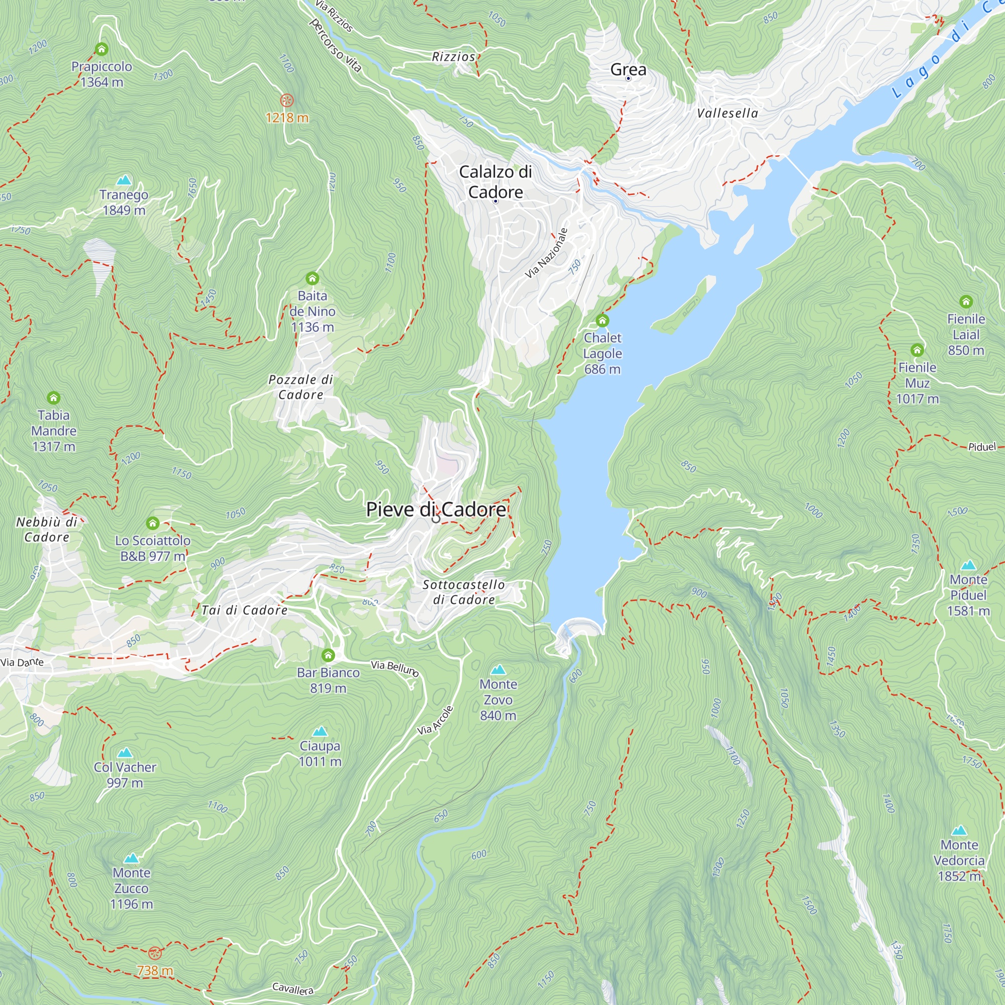 Casa di Babbo Natale map