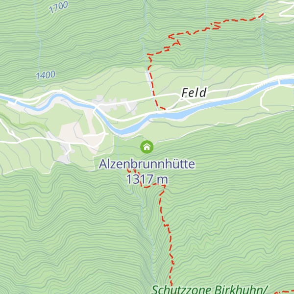 Map of Alzenbrunnhütte
