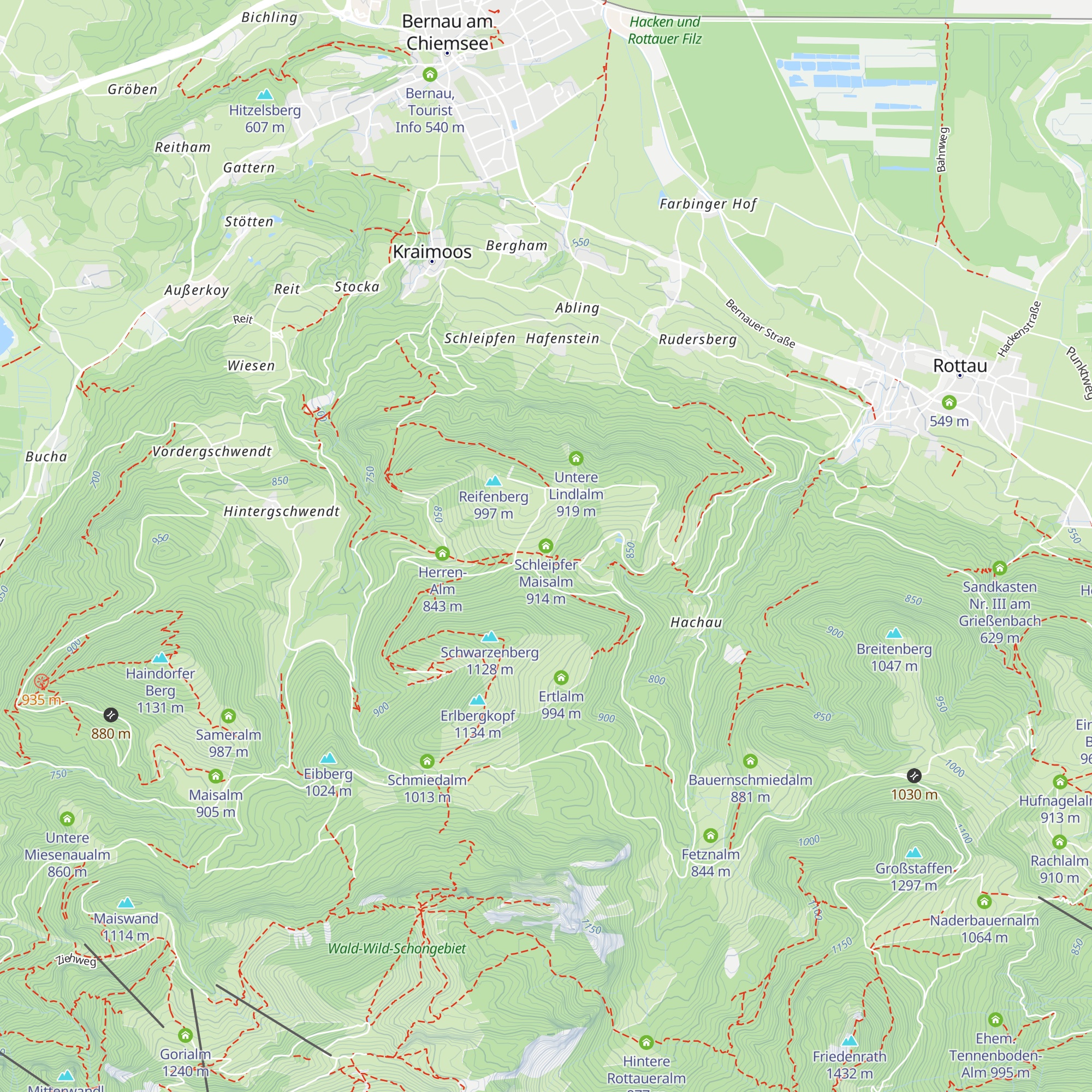 Schleipfer Maisalm map