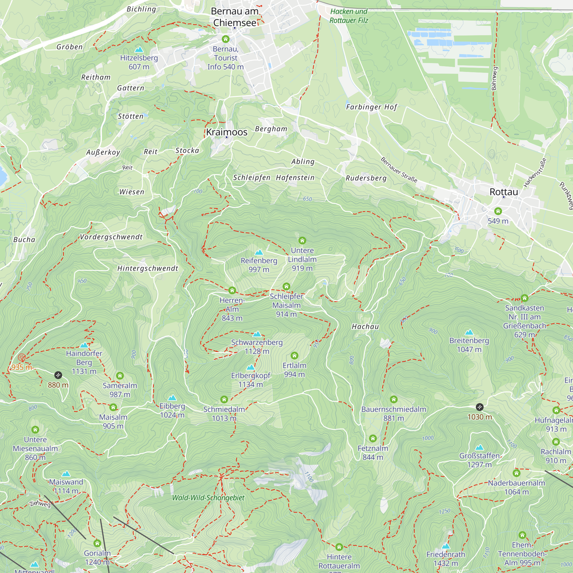 Schleipfer Maisalm map