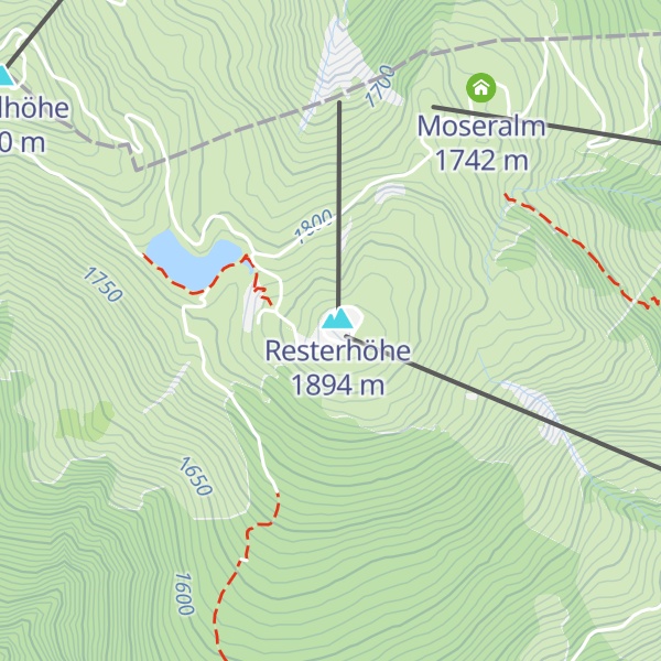 Map of Pinzgablick