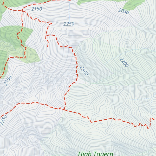 Map of Berger Kogel