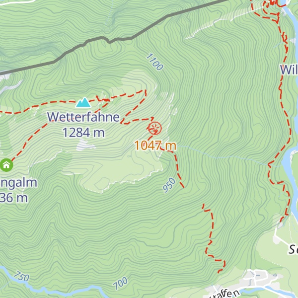Map of Hinhageralm