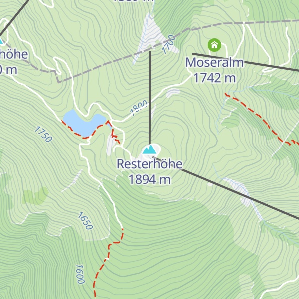 Map of Resterhöhe