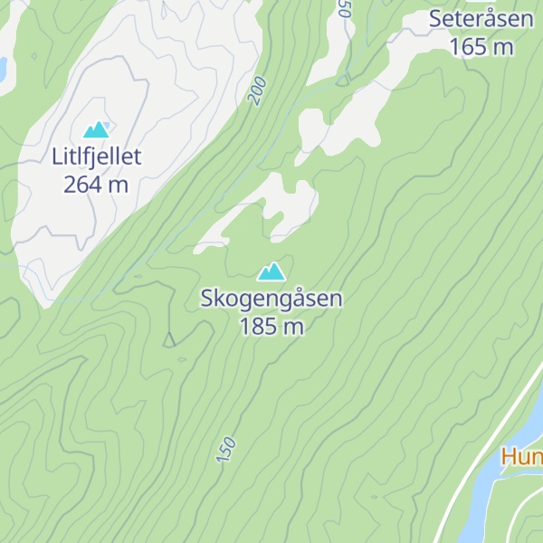 Map of Skogengåsen