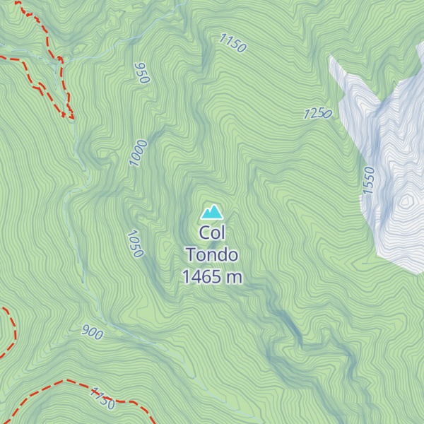 Map of Col Tondo