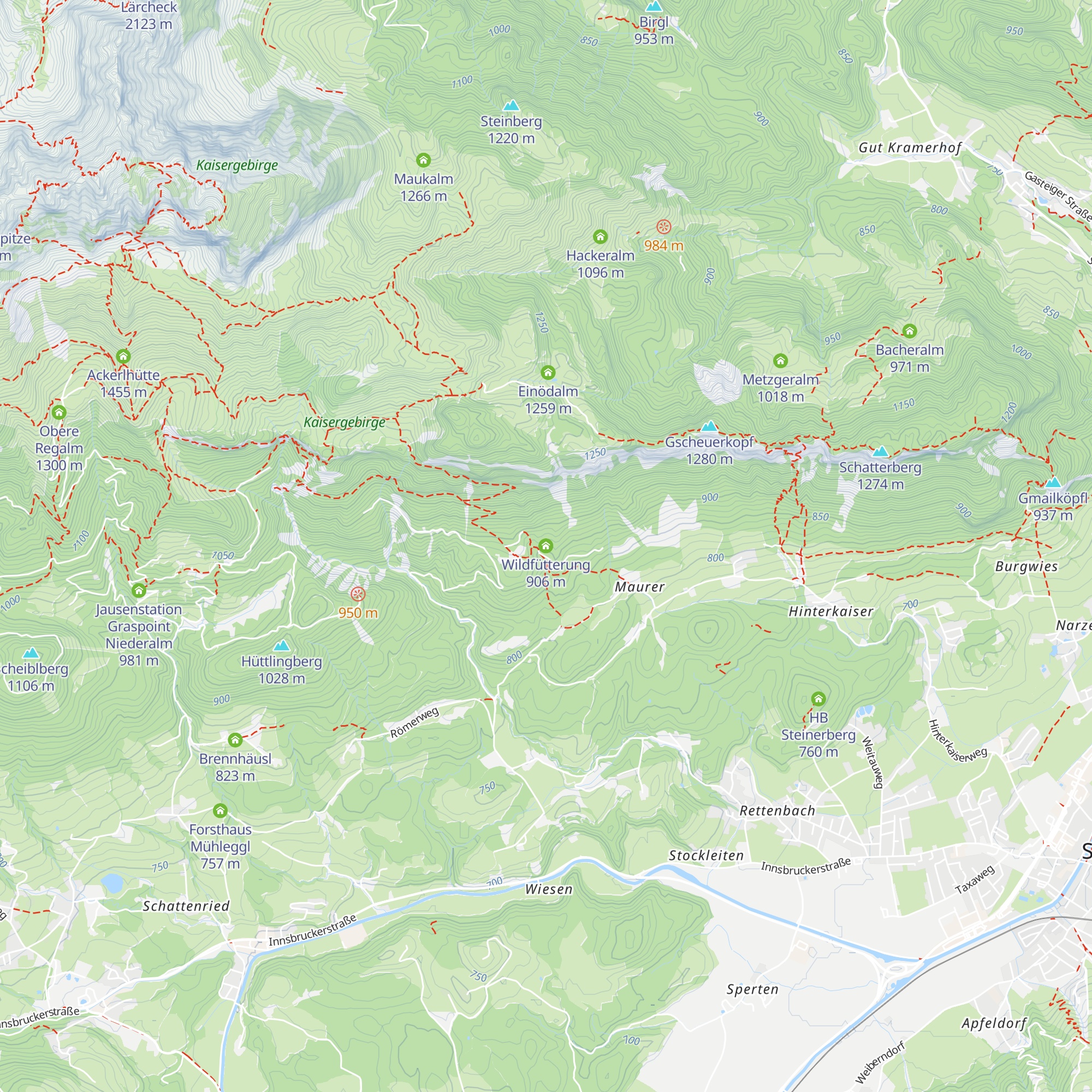 Wildfütterung map