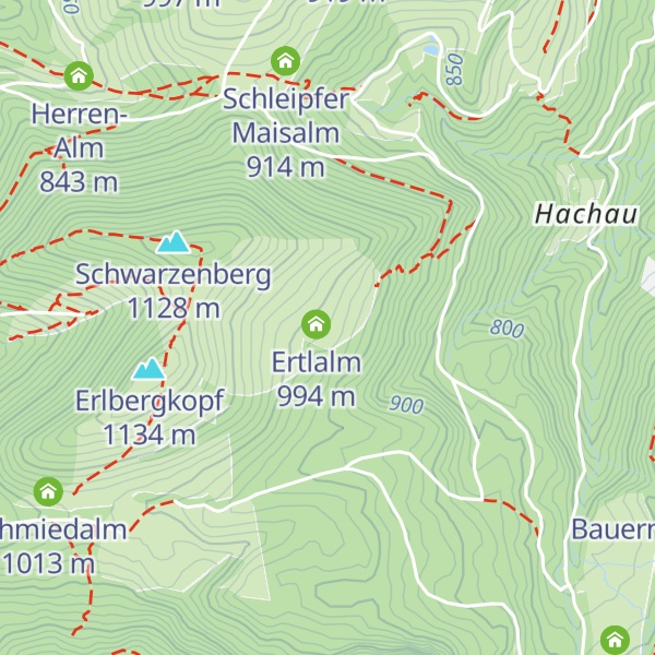 Map of Schwaigeralm