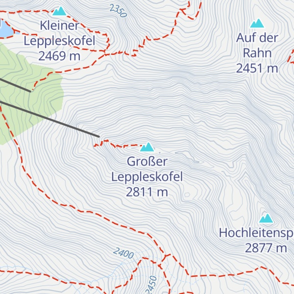 Map of Großer Leppleskofel